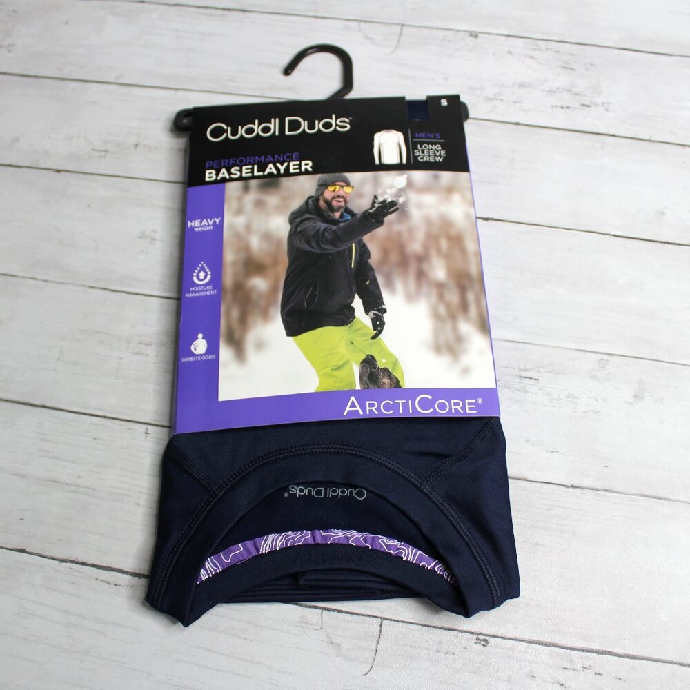 Cuddl Duds Men's Base Layer Shirt Size S Heavyweight Thermal Underwear